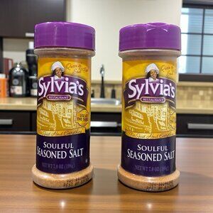 Sylvia’s Soulful Seasoned Salt, All-Purpose Seasoning Mix 7 Ounce (Pack of 2)